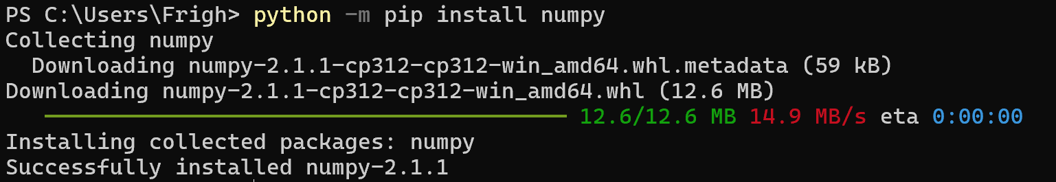 pip-install-numpy